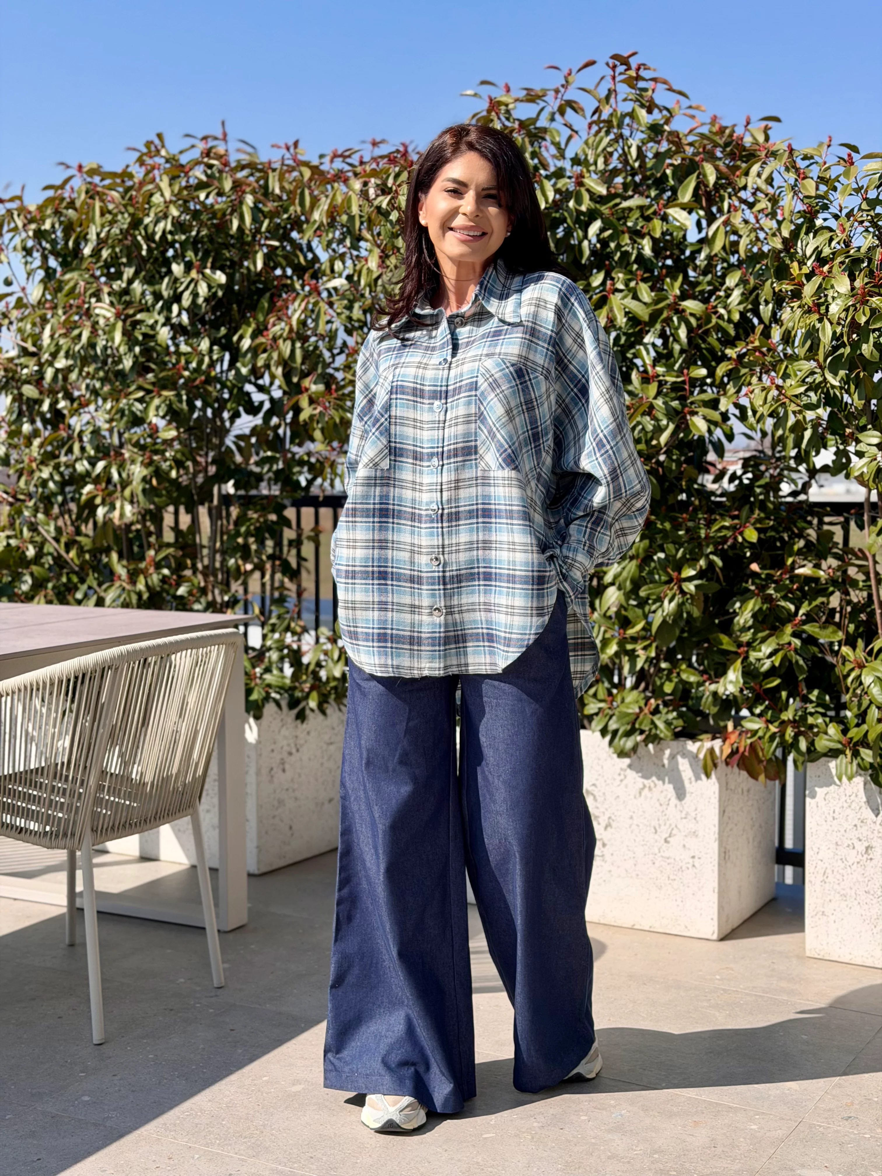 Camasa Oversize - Soft Blue - Image 8
