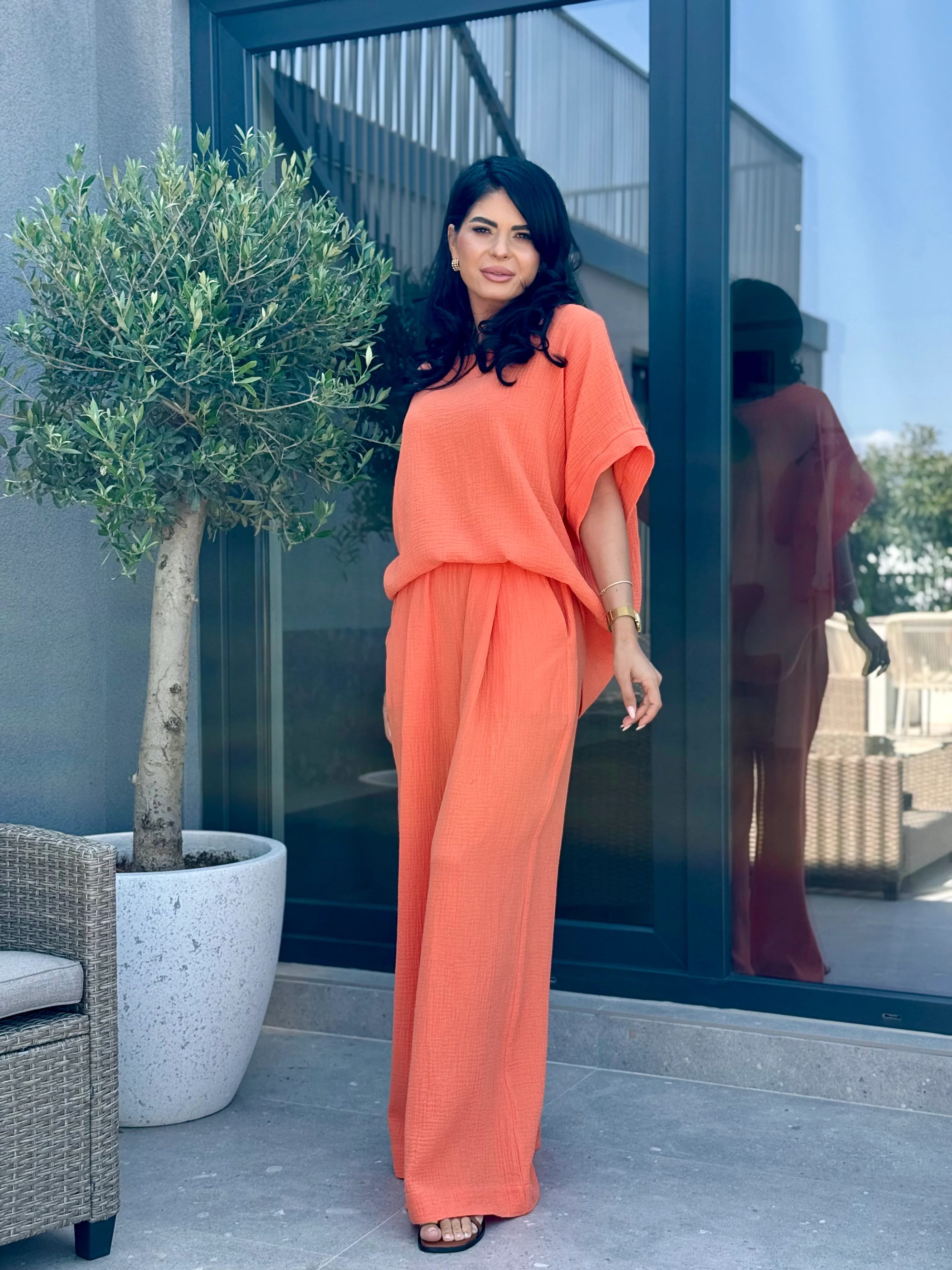 Costum Afrodita - Orange - Image 4