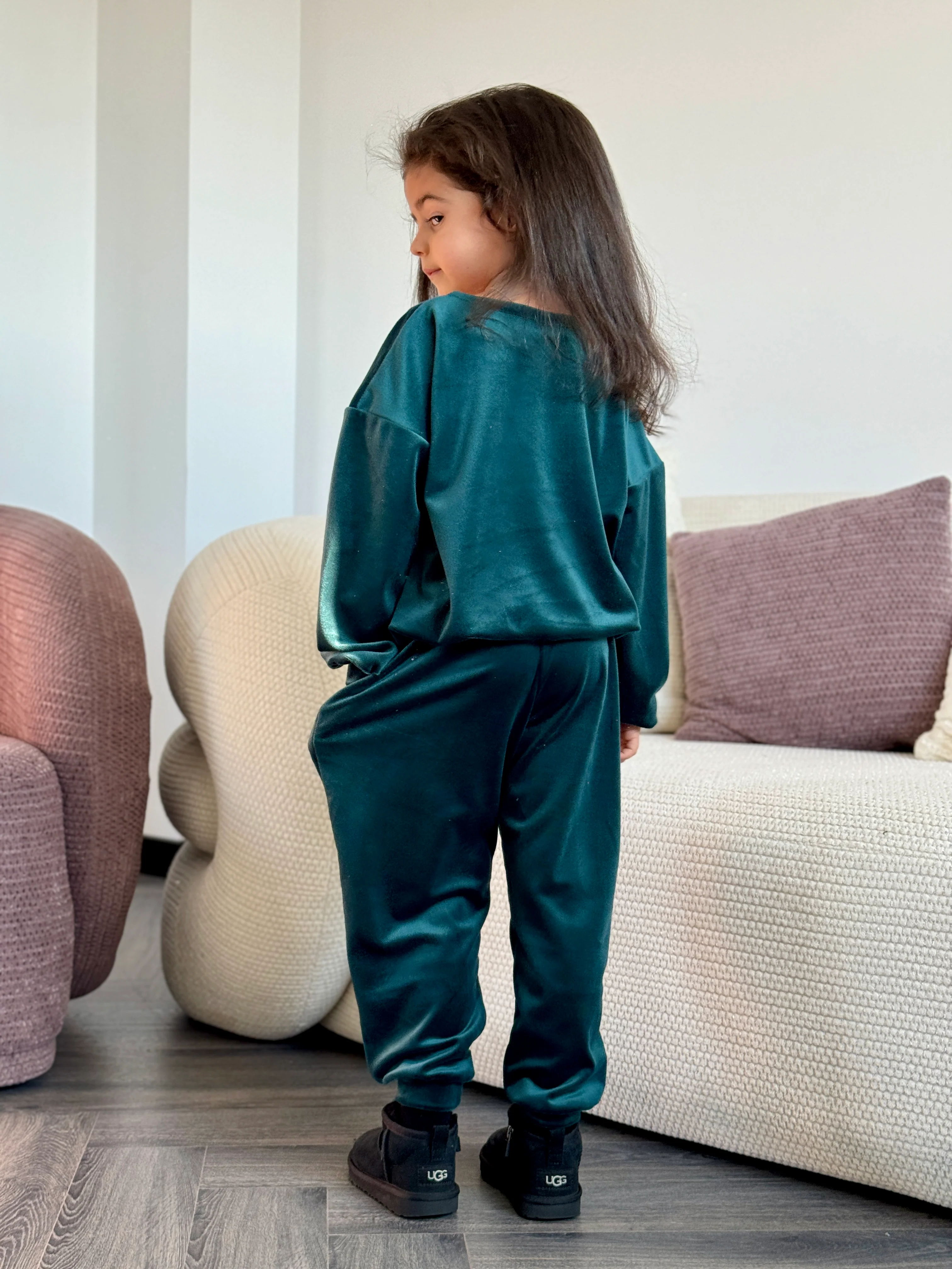 Costum Belle Soft - Verde Smarald - Image 3