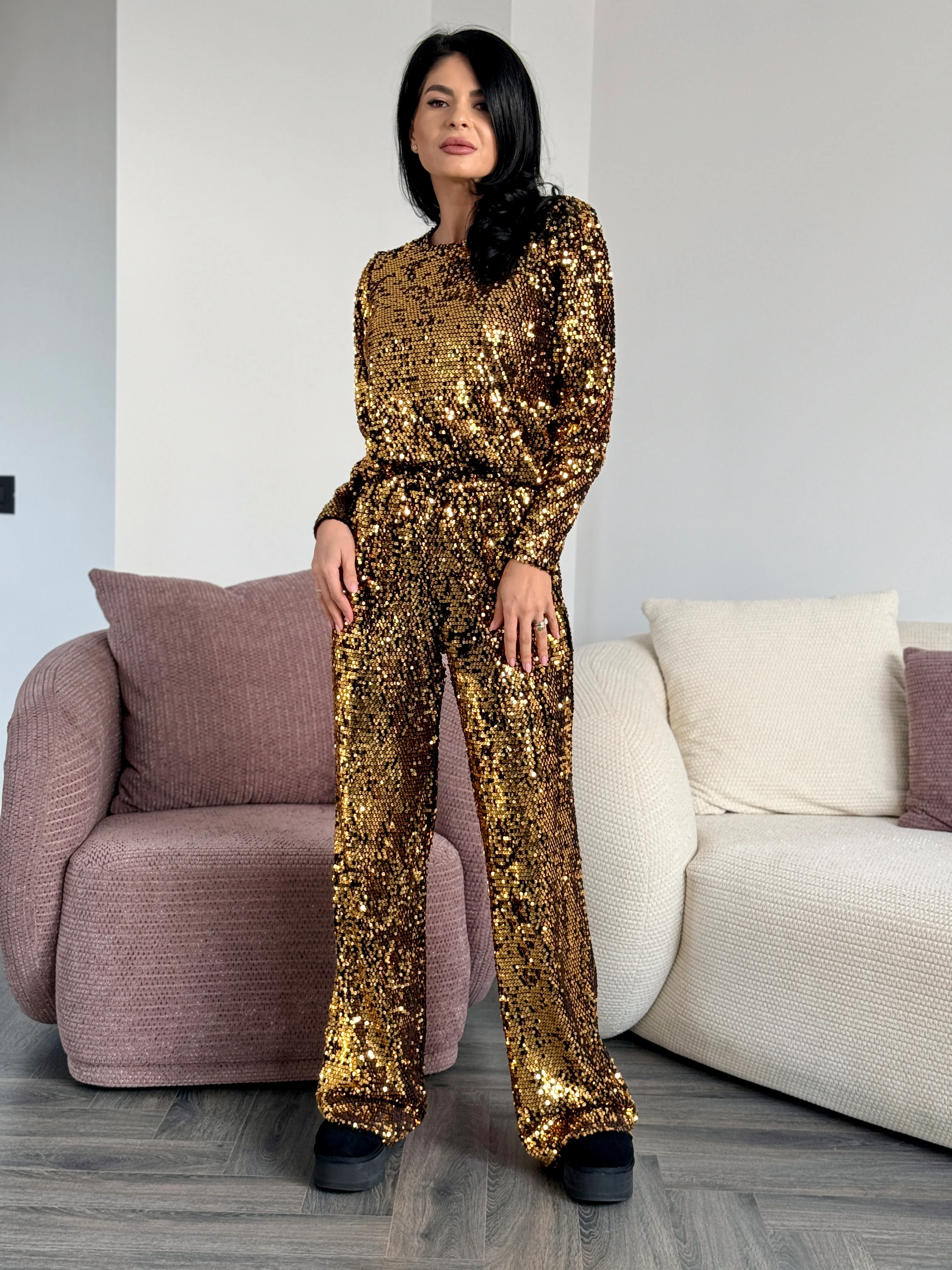 Costum Elissa - Auriu - Image 5