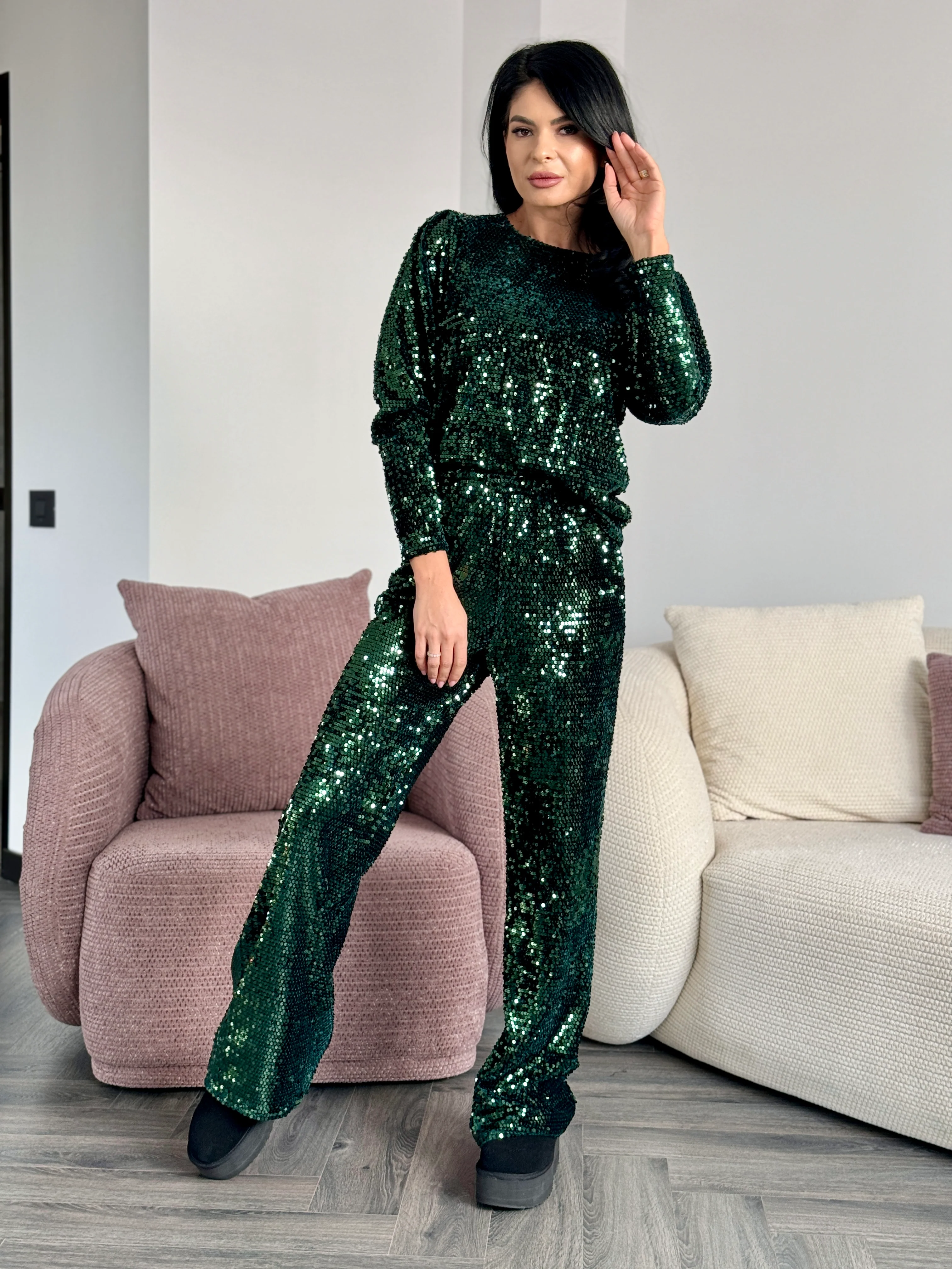 Costum Elissa - Verde Smarald - Image 3