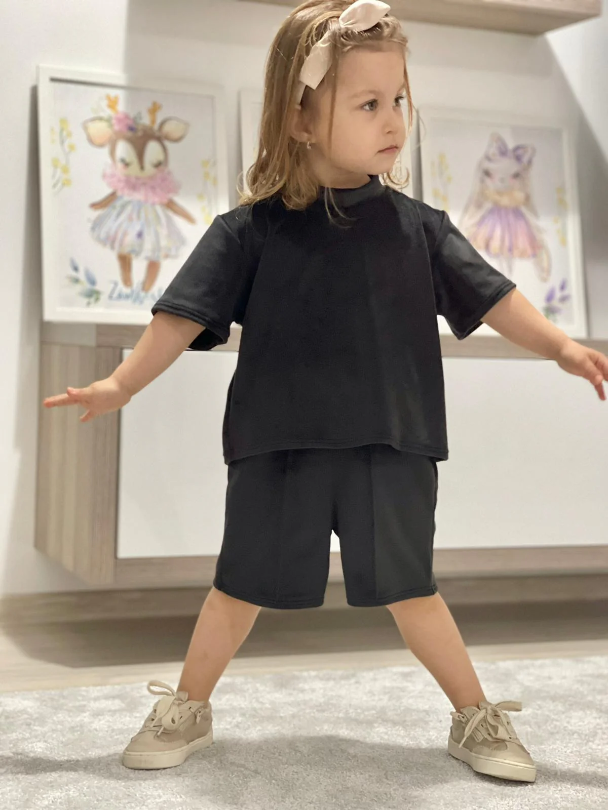 Costum Mini Alisa - Negru - Image 3