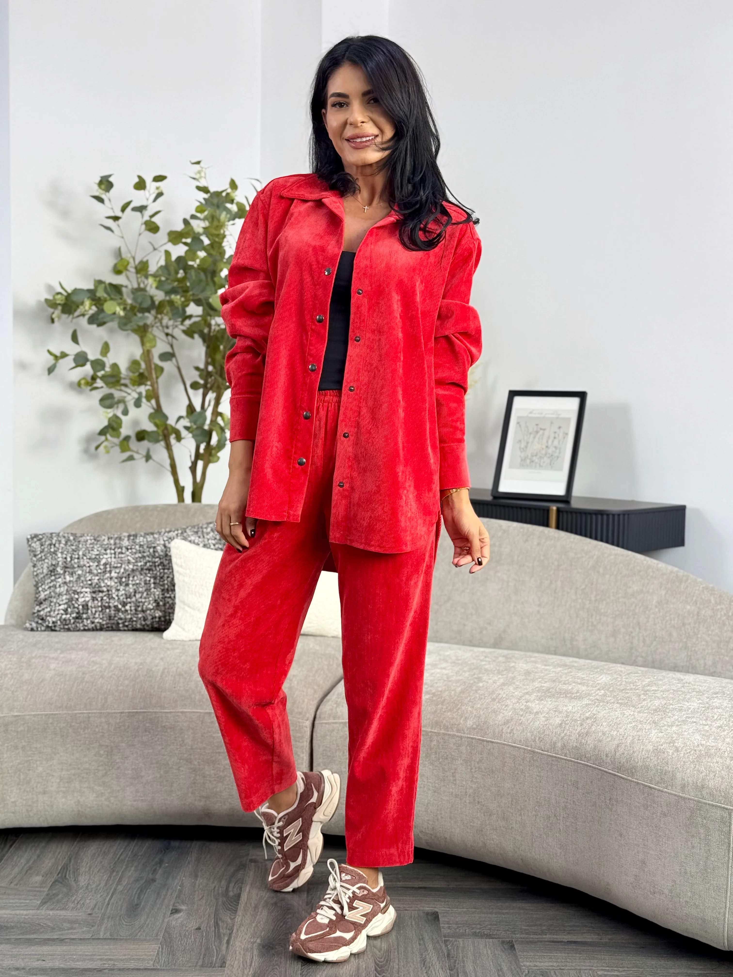 Costum Stefana - Rosu Corai - Image 3