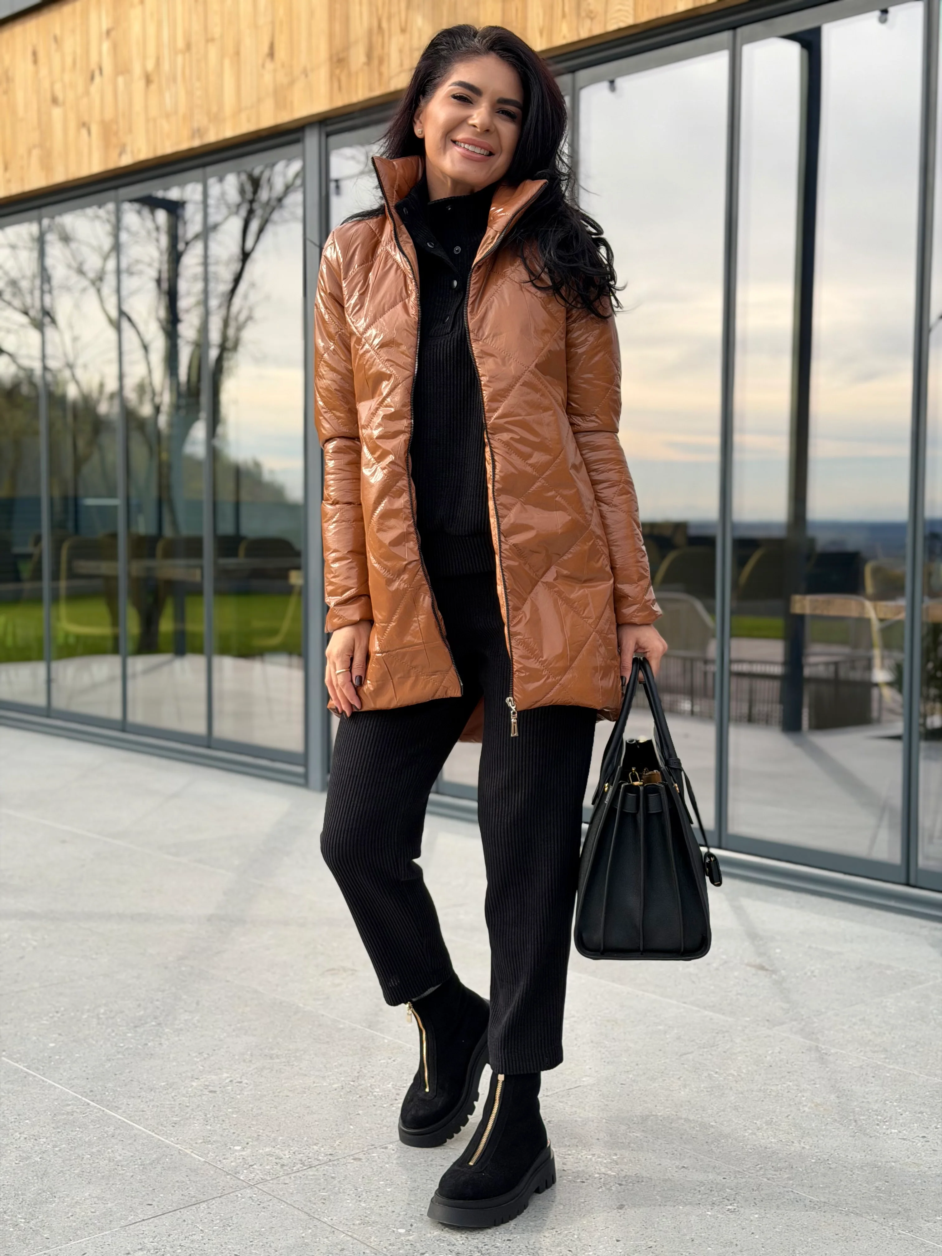 Geaca Amelia - Caramel Brown - Image 5