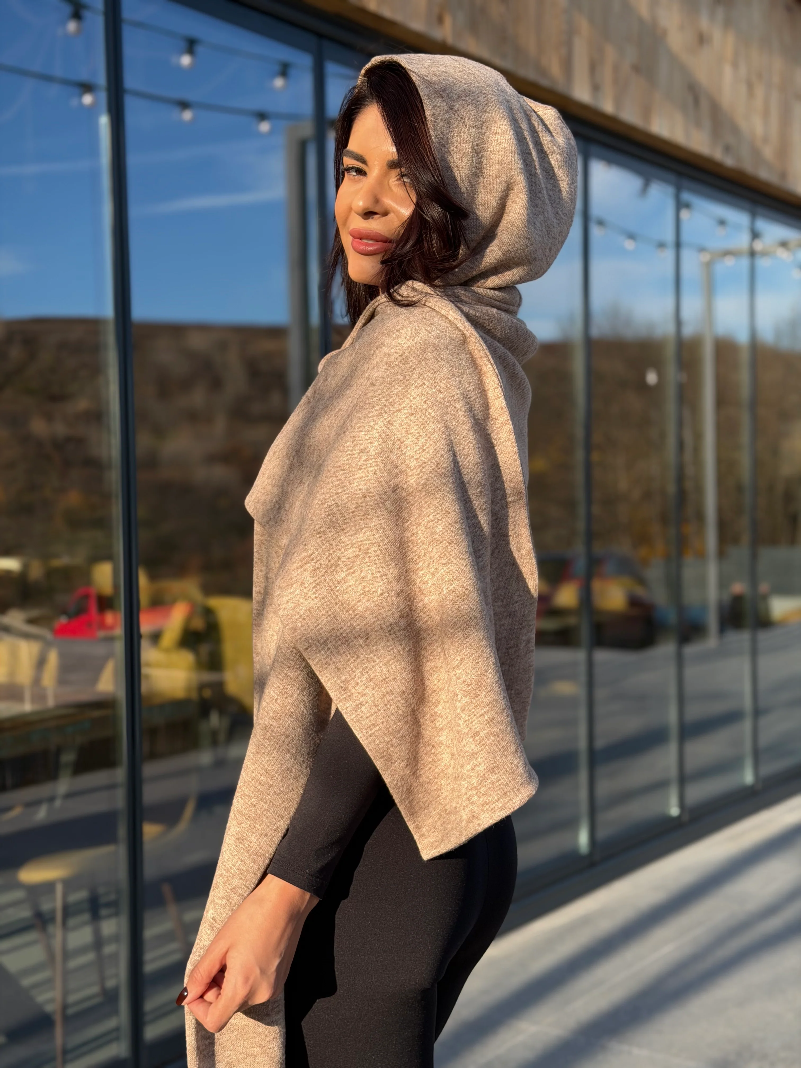 Hooded Scarf - Gold Sand - Image 4