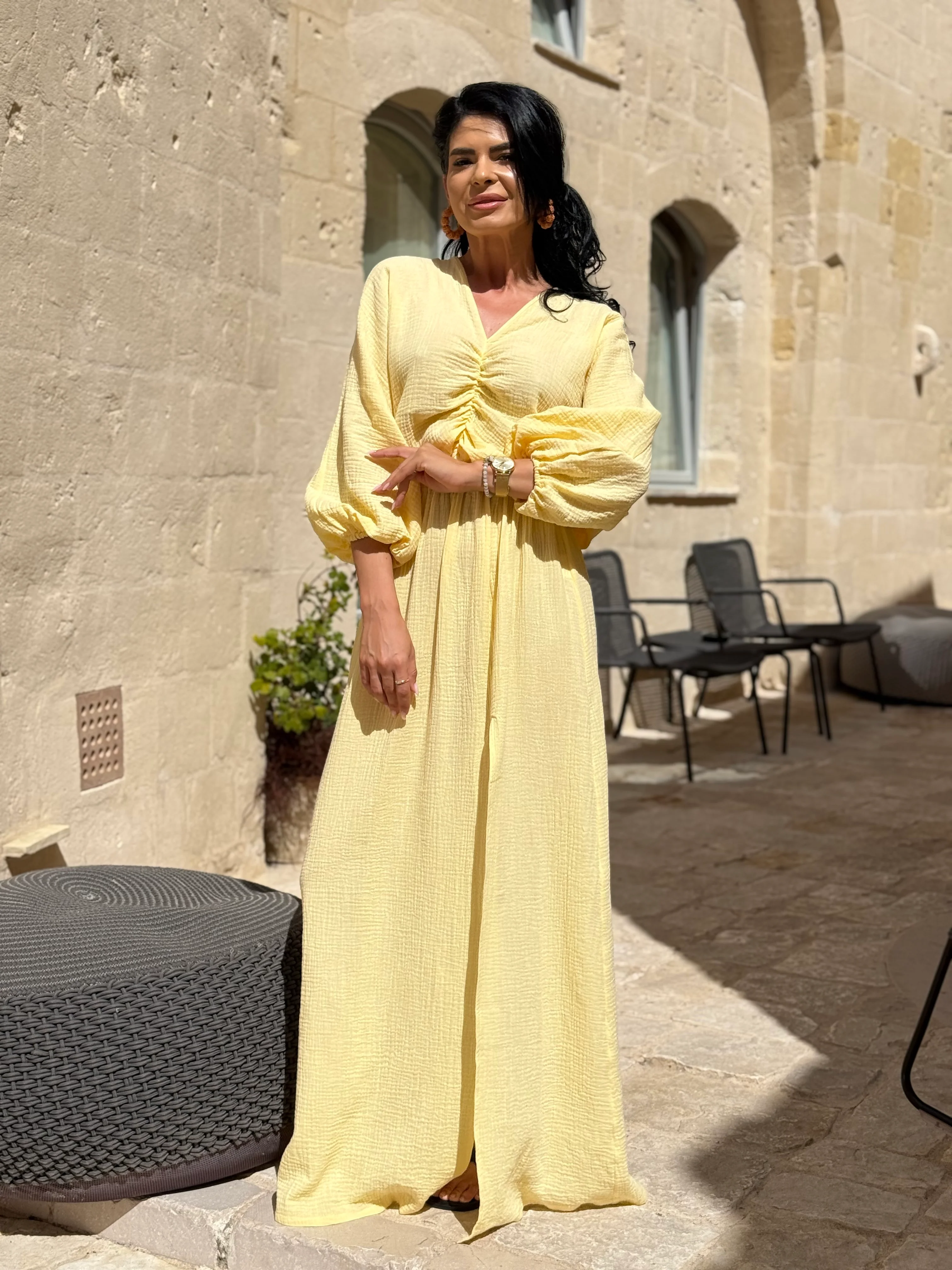 Rochie Dianna - Galben - Image 2
