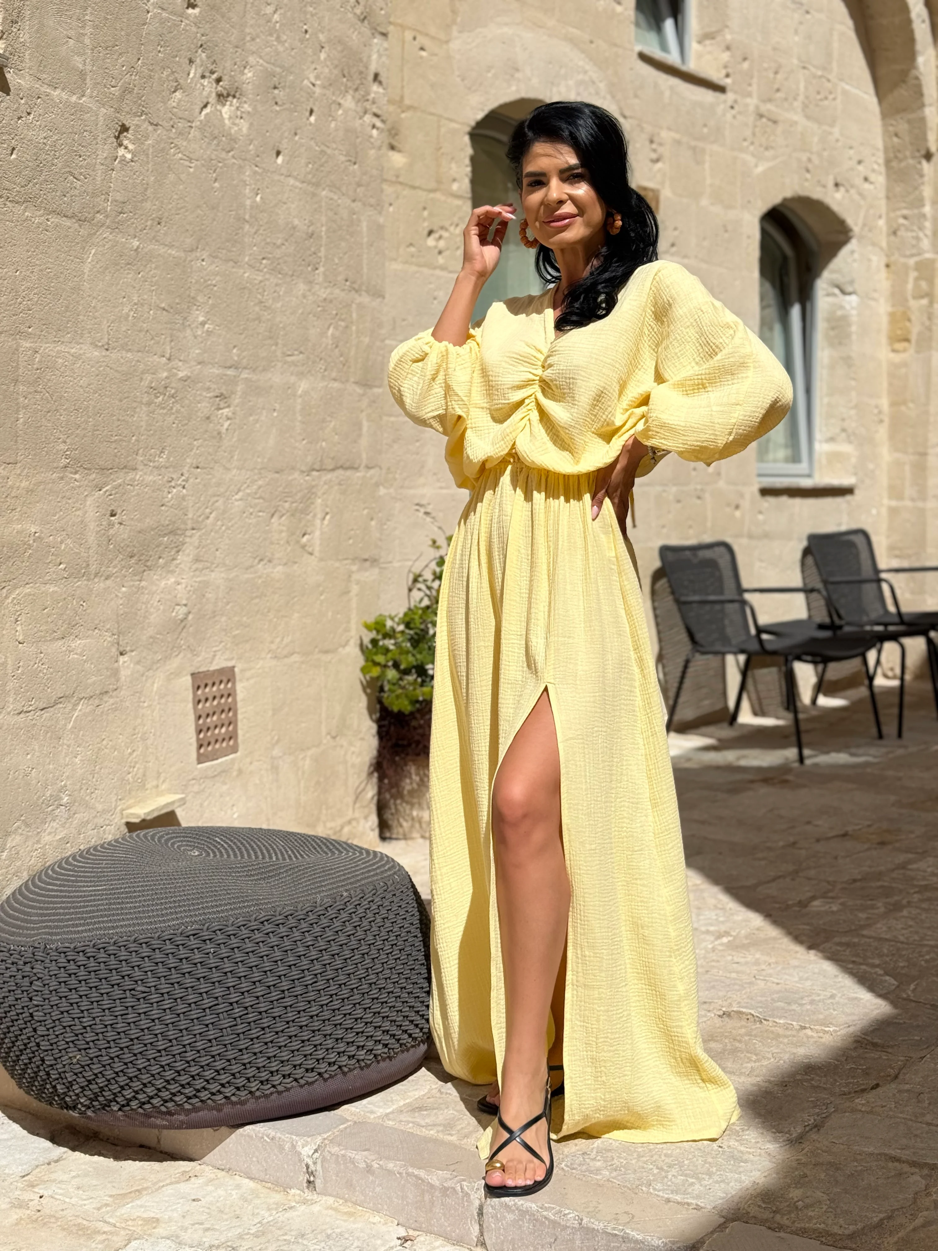 Rochie Dianna - Galben - Image 5