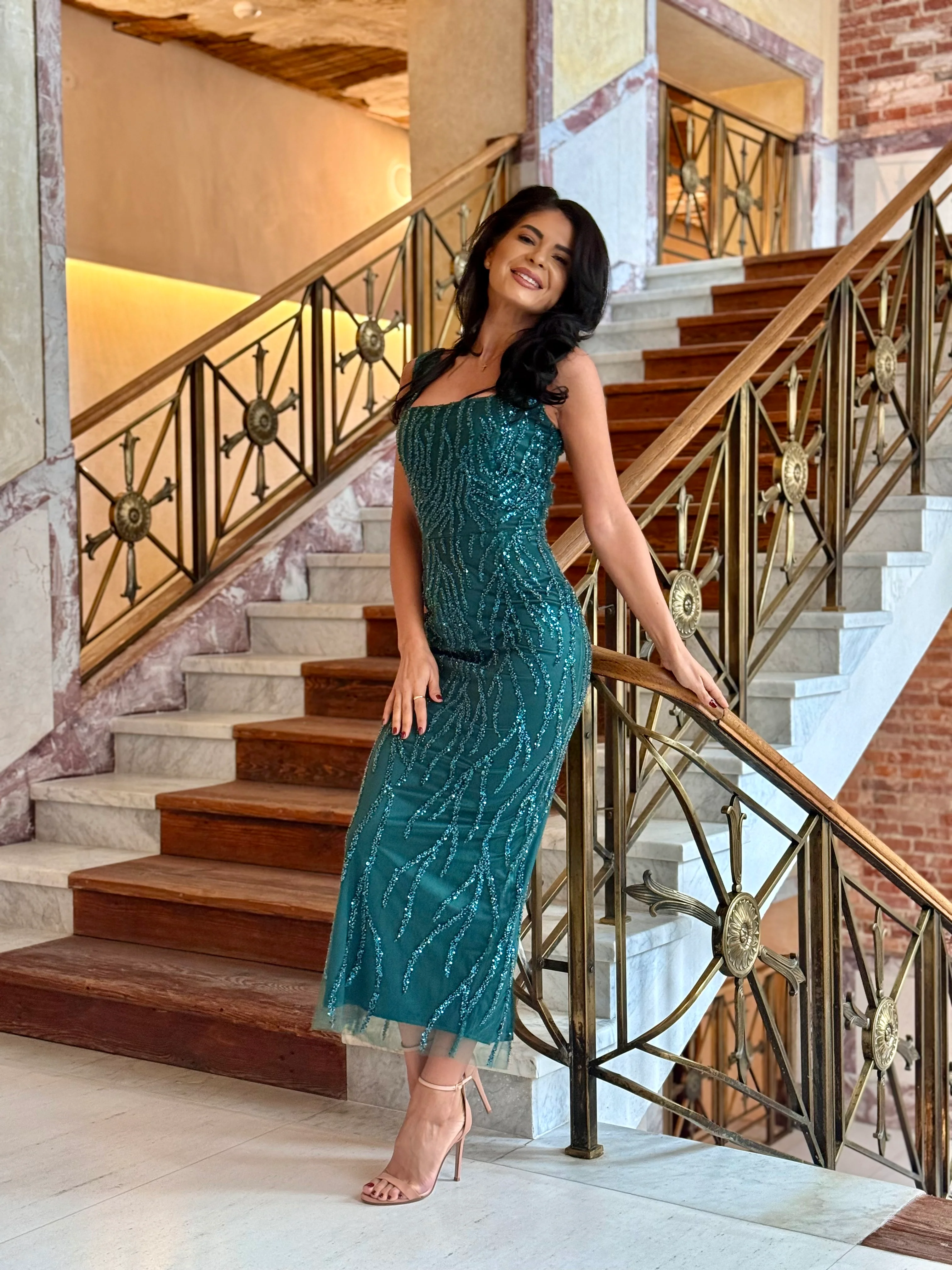 Rochie Emerald - Royal Green - Image 5