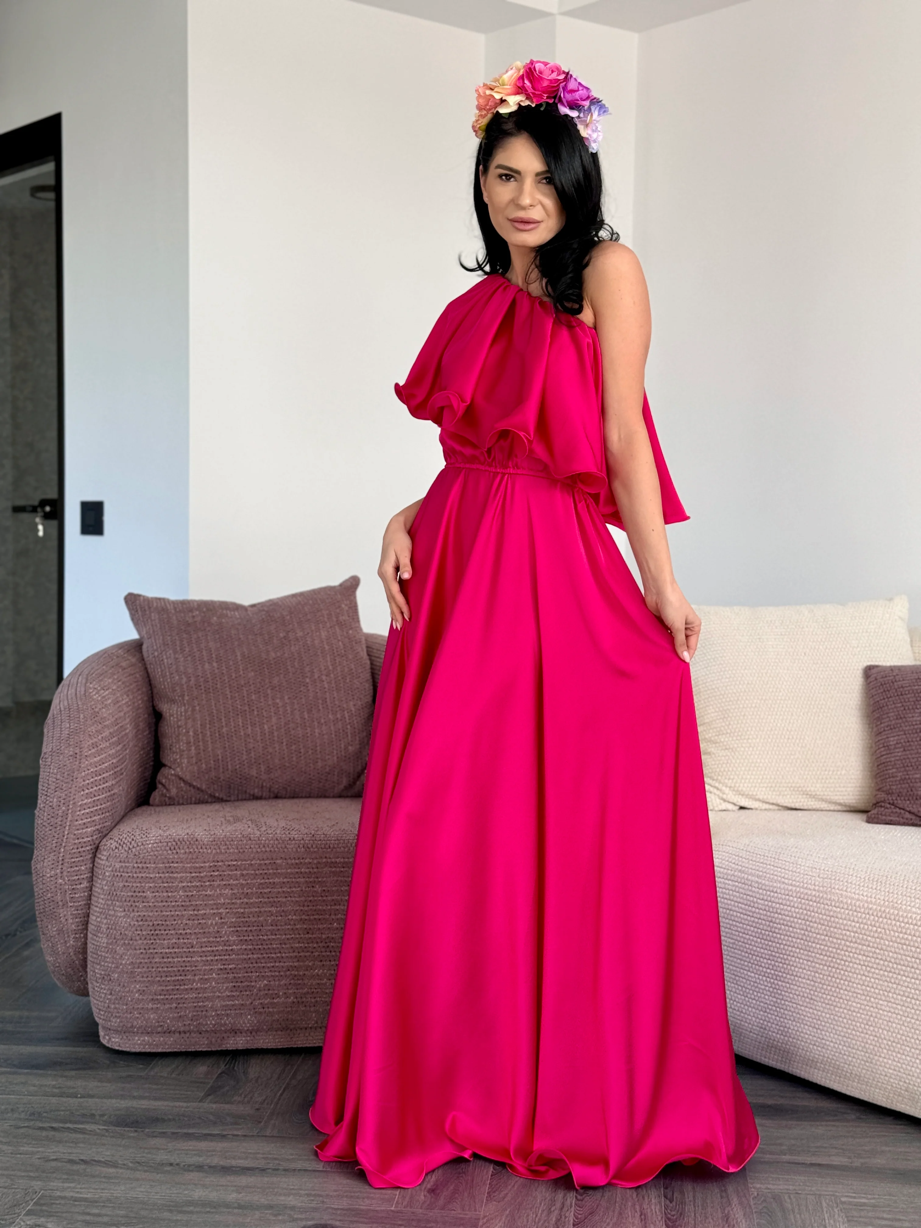 Rochie Karissa - Fucsia - Image 4