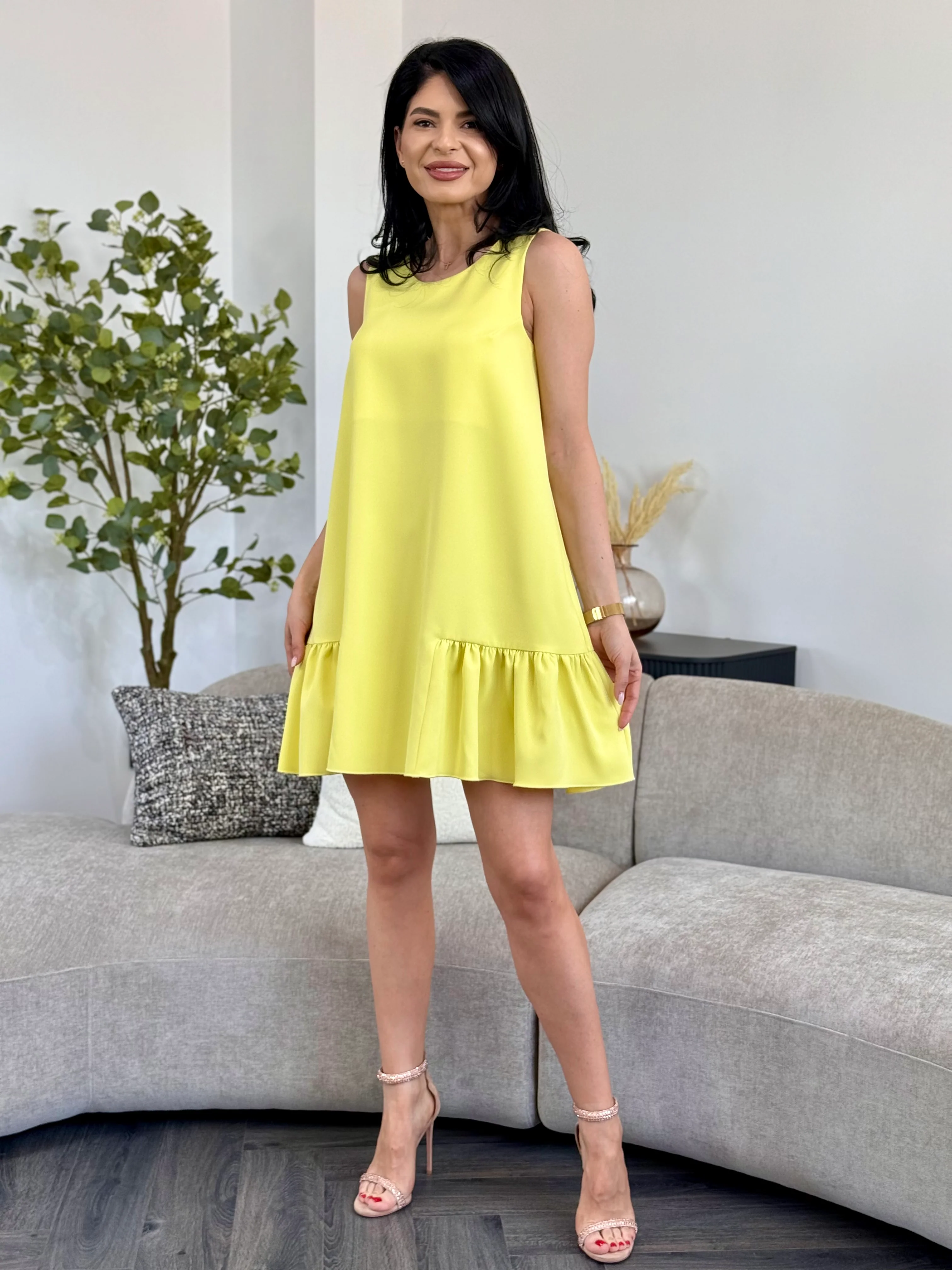 Rochie Lyanna - Lime Cream