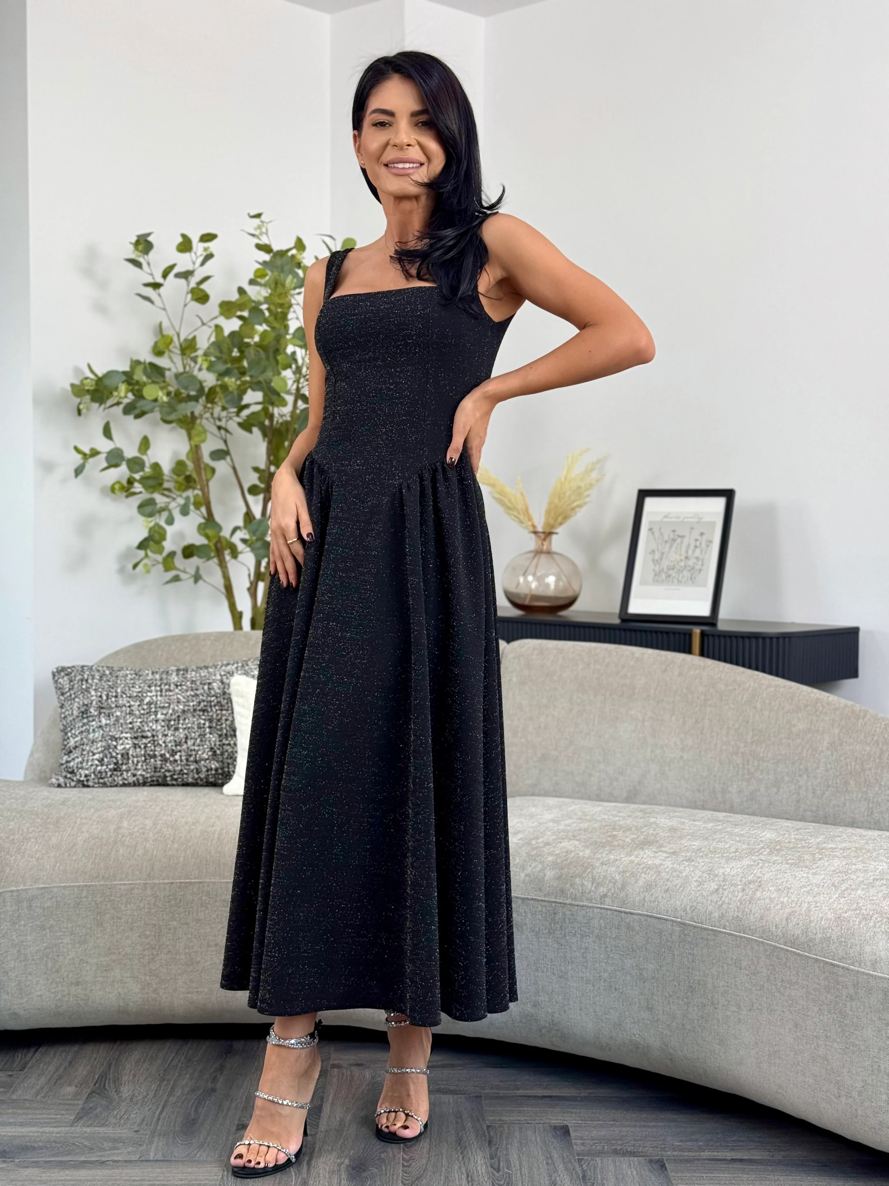 Rochie Noire - Glitter Black - Image 3