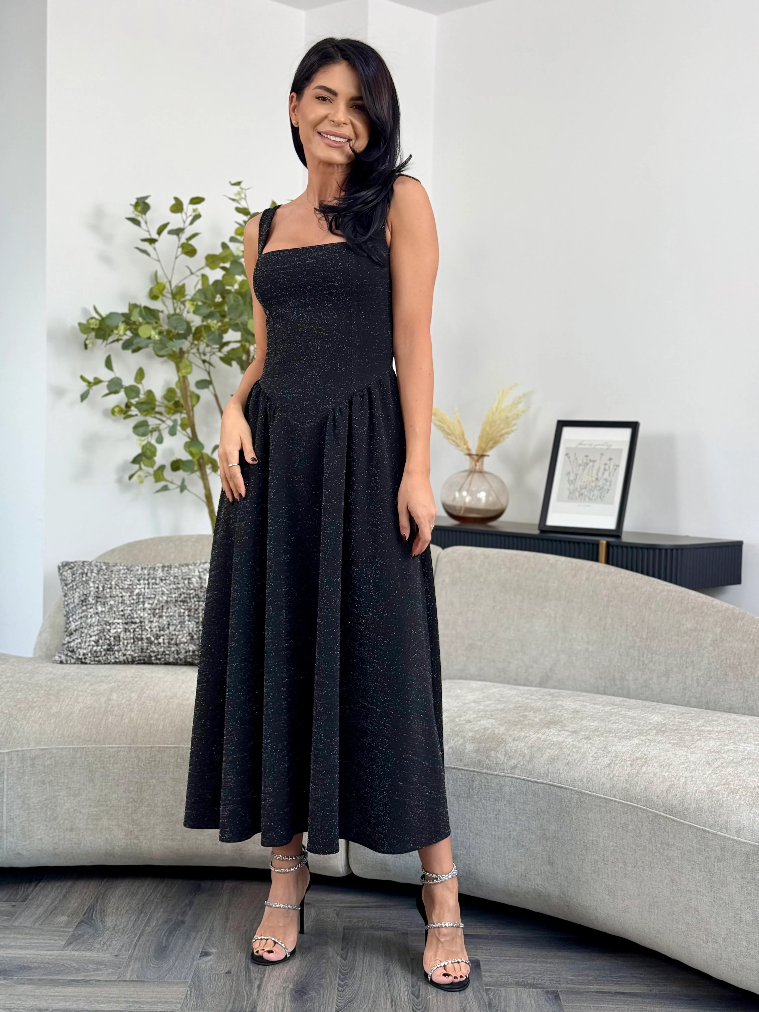 Rochie Noire - Glitter Black - Image 6