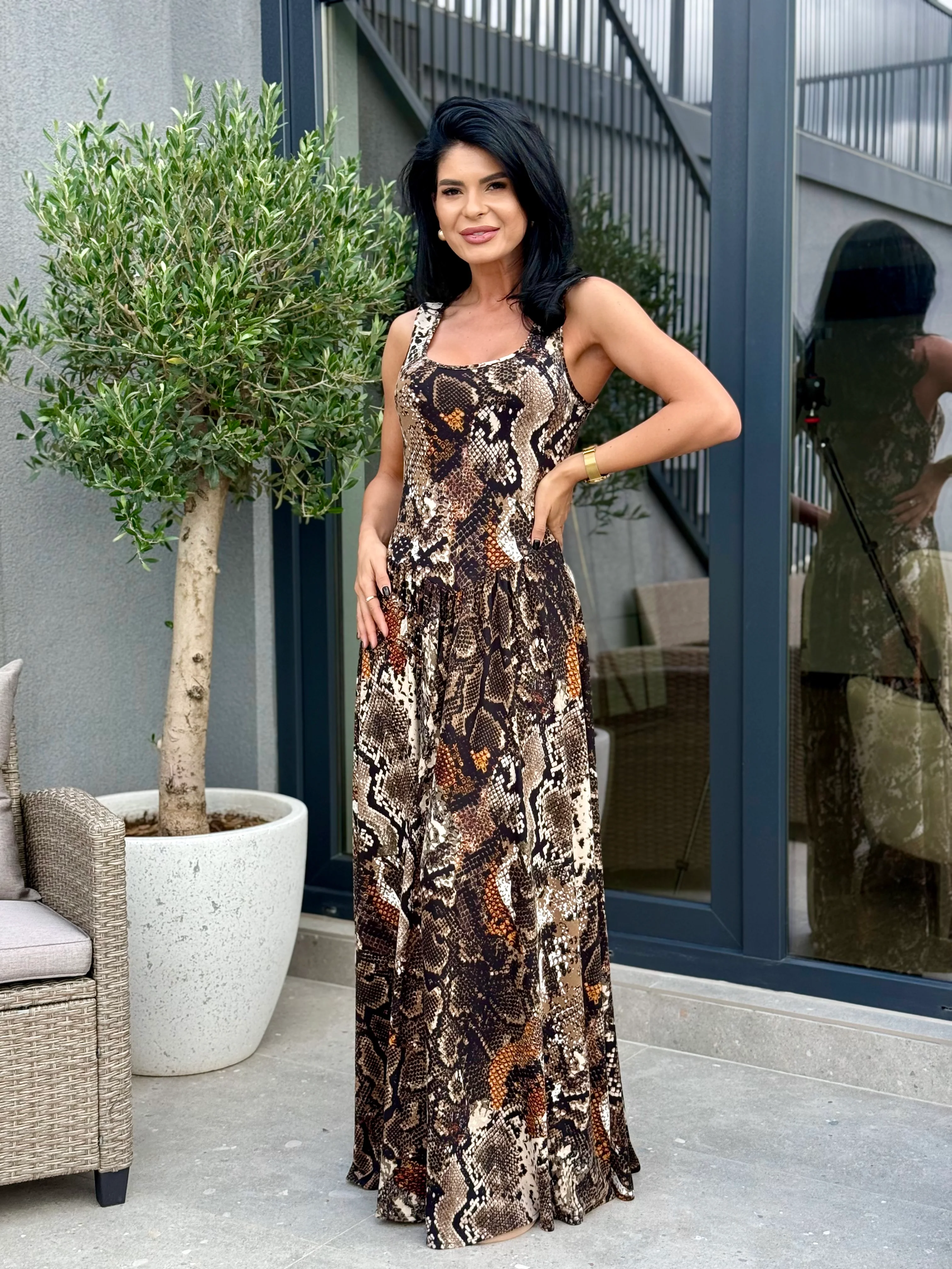 Rochie Roma - Animal Print - Image 3