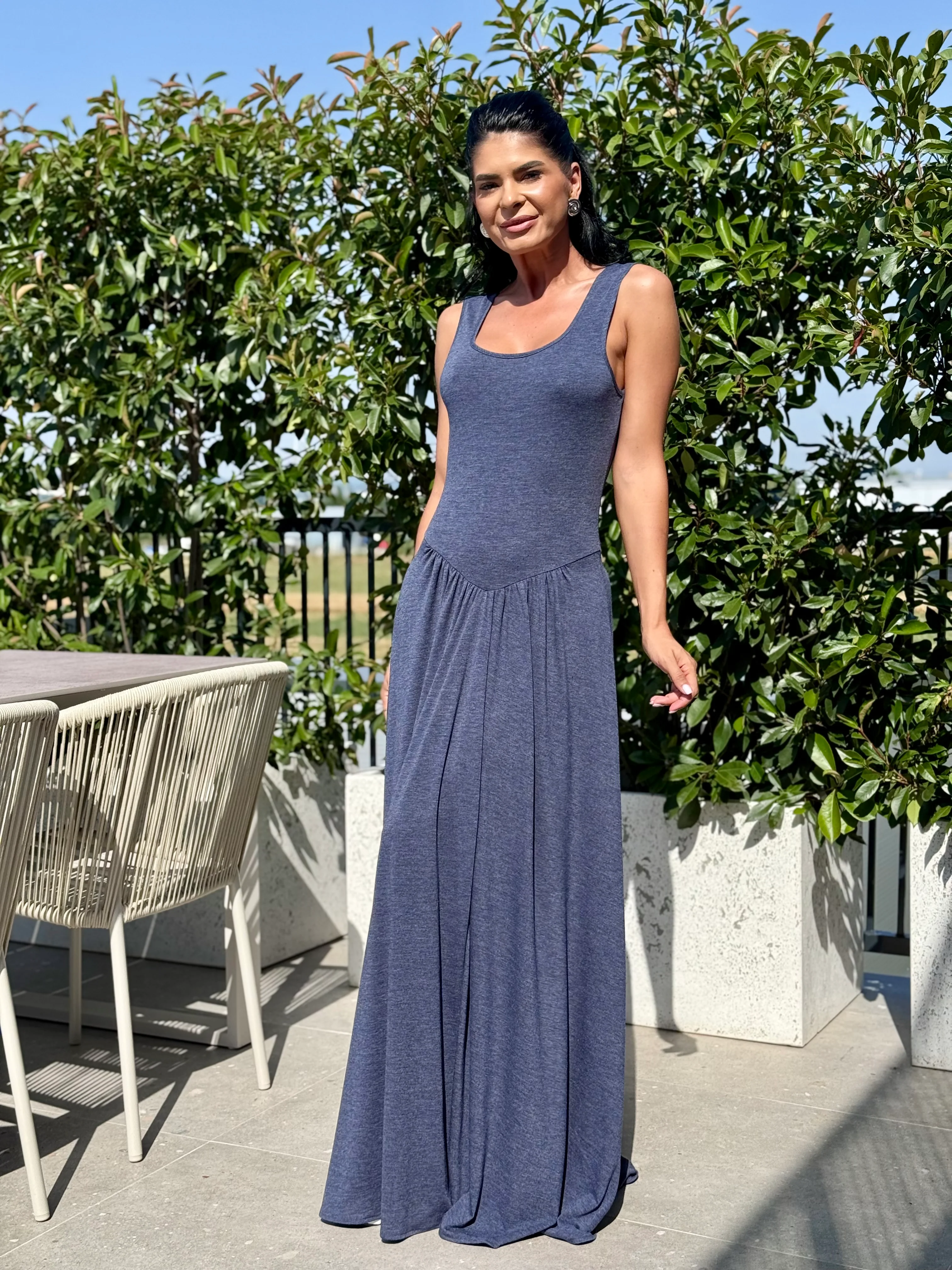 Rochie Roma - Denim - Image 2